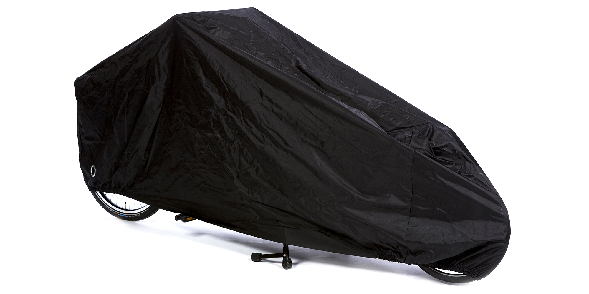 BAKFIETS.nl Wettergarage Cargo lang, schwarz