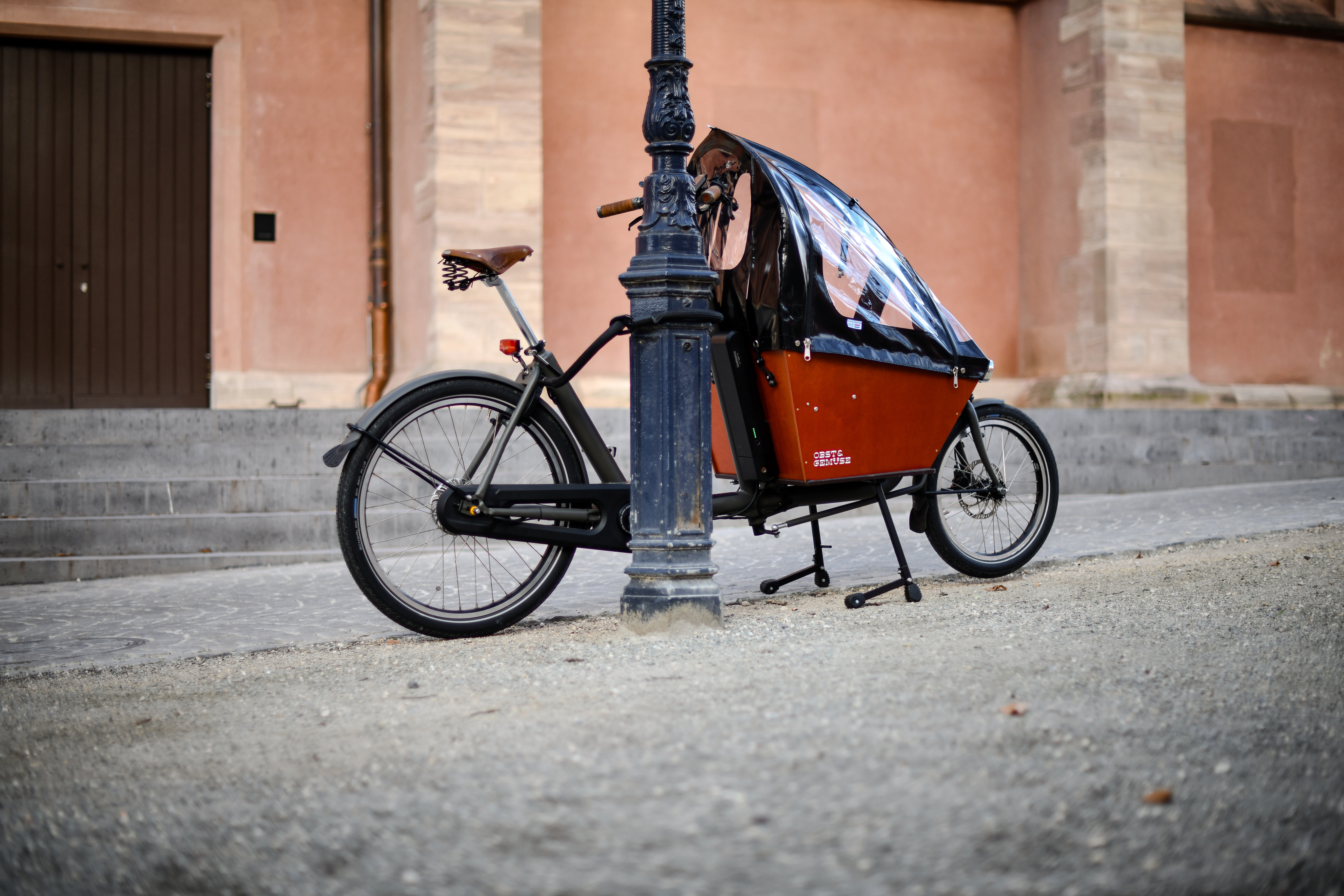 BAKFIETS.NL Cargo, Ständer schwarz komplett