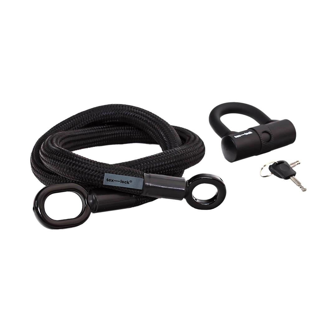 TEX-LOCK Eyelet Orange inkluive Bügelschloss