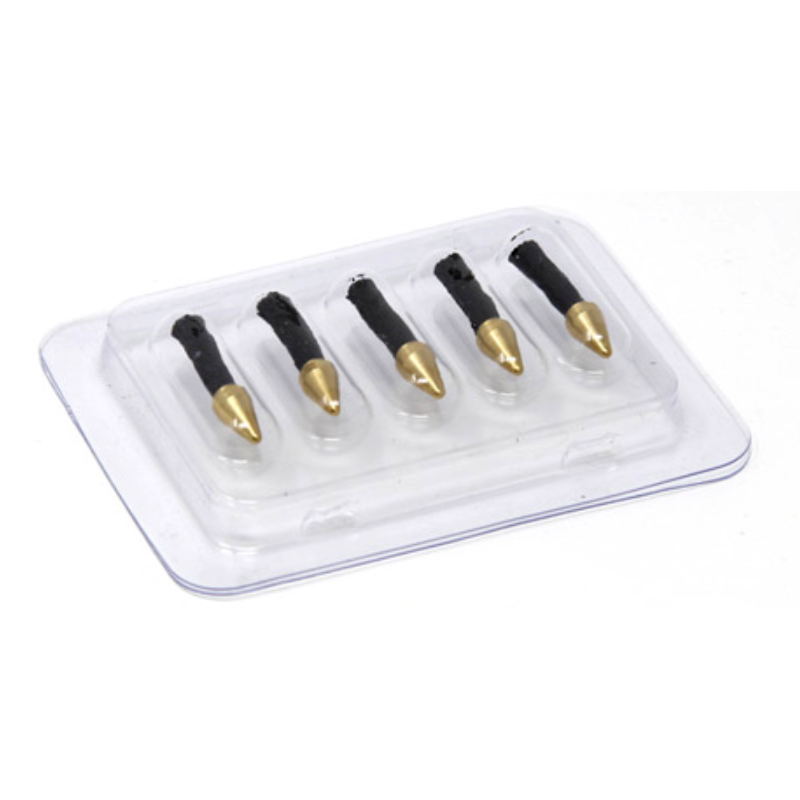 DYNAPLUG Soft Nose Tip plugs for bicycle, 5 plugs 