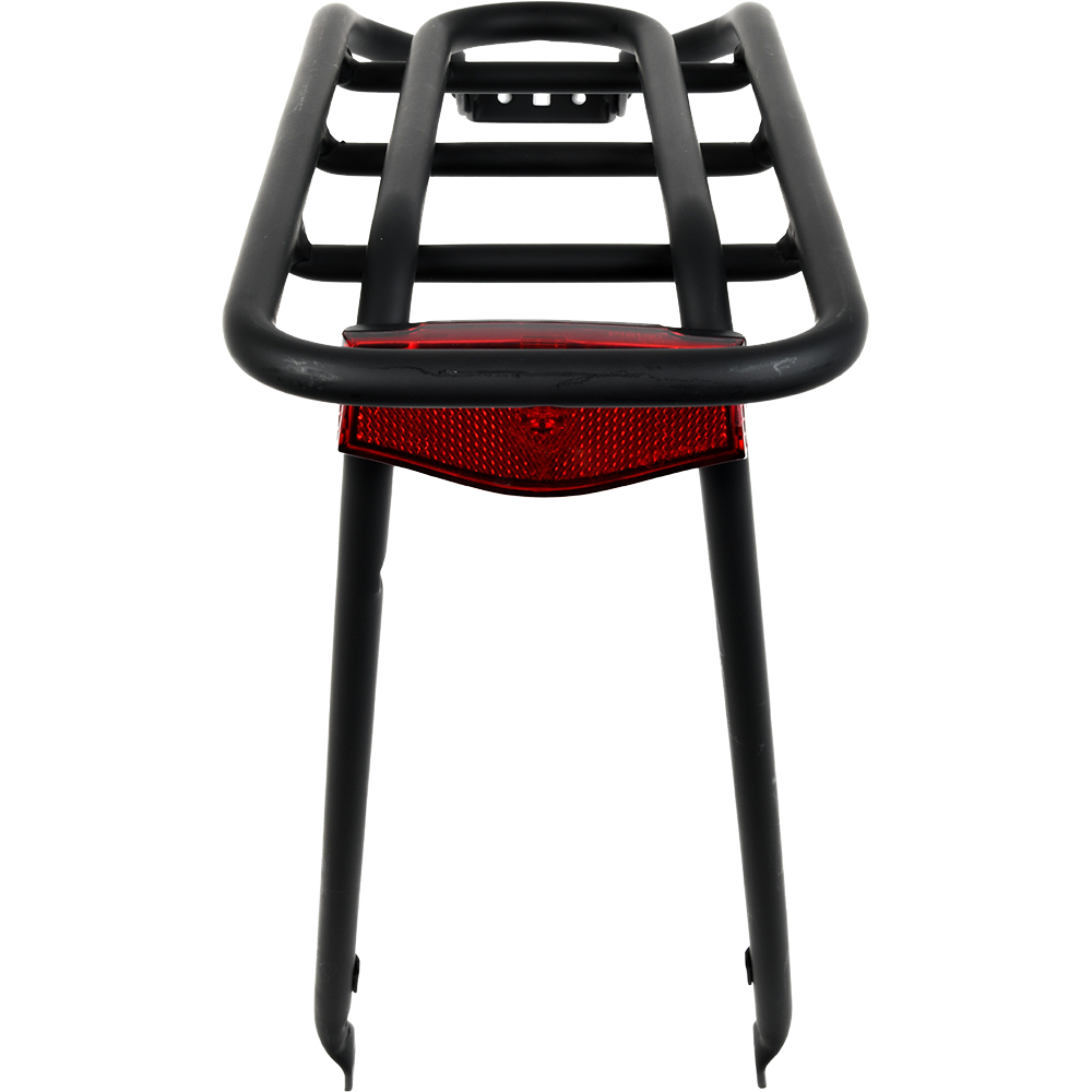 Bakfiets Gepäckträger ohne Akku schwarz matt